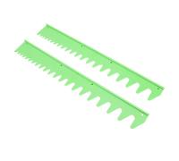 Spacnana Juego de Rieles Organizadores de Llaves Magnéticas, Soporte de Almacenamiento de Plástico con Diseño Compacto para Caja de Herramientas, Garaje, Taller, Capacidad para 20 Herramientas, 7,6