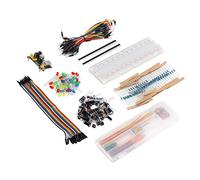 Spacnana Kit de Componentes Electrónicos, con 830 Puntos de Enlace de Placa, Surtido Divertido de Inicio, Embalaje Claro y Resistente, Diseño Humanizado, Amplio Compatible, Completo y útil