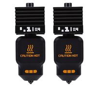 Spacnana Kit de Extremo Caliente de 2 Uds, Rotura de Calor Totalmente Metálica, Boquilla de 0,4mm para H2D H2S A1 Mini, Solución de Impresión de Alto Rendimiento