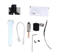 Spacnana Kit de extremo caliente para impresora 3D con boquilla de acero endurecido, bloque calefactor CuCrZr Ni de alta temperatura de 500 ℃ para filamento de 1,75 mm, reemplazo actualizado para