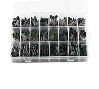 Spacnana Kit de Surtido del Condensador de Película de 660pcs Pet 24 Valores 0.22NF a 470NF para Proyectos de Derivación y Electrónica