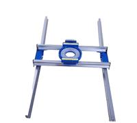 Spacnana Kit de Trineo de Enrutador, Plantilla de Enrutador para Aplanar Losas de Aleación de Aluminio con Riel Guía Preciso, Carro y Carro de Baja Fricción, Plantilla Cepilladora Ajustable para