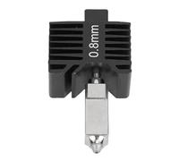 Spacnana Kit Hotend para Impresora 3D de 60 W, Boquilla de Acero Endurecido, Calentador de Cerámica, Alta Temperatura para Impresoras 3D (0,8 mm)