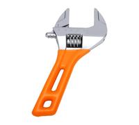 Spacnana Llave Ajustable de Mandíbula Ancha de 8 Pulgadas y 40 Mm, Acero | Mandíbula de 40 Mm de Ancho, Diseño de Apertura Grande, con Agarre Antideslizante, para Reparación de Garajes en el Hogar,
