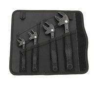 Spacnana Llave Ajustable, Llave de Trinquete Autoblocante con Junta Tratada Térmicamente para Reparación Mecánica de Tuberías