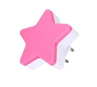 Spacnana Luz Nocturna con Control de Sensor LED, Miniluz Nocturna LED con Forma de Estrella para Dormitorios, Salas de Estar y Baños (Rosa)