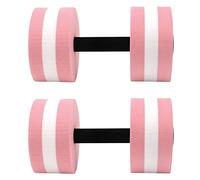 Spacnana Mancuerna Flotante de Agua, Equipo de Ejercicio de Espuma EVA para Fitness en Piscina, Diseño Ligero para Hidroterapia y Entrenamiento de Natación (PINK)