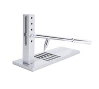 Spacnana Máquina Abridora de Almejas de Ostras, Juego de Herramientas Ajustables de Aleación de Aluminio y Acero Inoxidable con Cortadores y para Restaurantes, Hogar, Cocina, Buffet