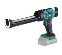 Spacnana Máquina de Calafateo Inalámbrica, Pistola de Calafateo Eléctrica de 20 V con 4 Velocidades Ajustables y Luz LED, para Sellar y Rellenar Ventanas, Puertas, Baños automóviles. (BLUE)