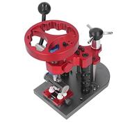 Spacnana Máquina Taponadora de Relojes, Herramienta de Reparación Profesional con 12 Garras y Dientes de Acero para Tapa Trasera de Reloj, de Barra de Acoplamiento Ajustable y Plato