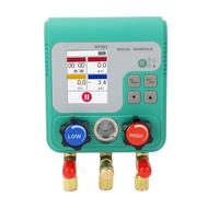 Spacnana Medidor de Colector Digital Estable, Probador de Presión de Vacío HVAC con Válvula de Latón de 0-6000 KPa para Instalación y Reparación de CA