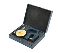 Spacnana Medidor de Espesor Digital, Calibrador de Alta Precisión, Micrómetro Electrónico, Herramienta de Medición de 0-0,4 Pulgadas para Tarjeta de Metal de Papel