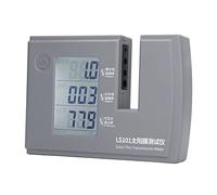 Spacnana Medidor de Transmisión de Película Solar Probador de Transmitancia de Luz ABS 3 Bandas UV IR VLT Medición LCD Retención de Datos Autocalibración para Instaladores de Película de Vidrio