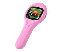 Spacnana Microscopio Digital, Lupa de Mano con Pantalla de 2 Pulgadas y 6 LED, Microscopio USB de Enfoque Fijo, Batería de 4X 400 MAh para Reparación Electrónica, Inspección del Cabello