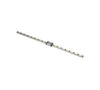 Spacnana Mini Guía de Riel Lineal, Guía Deslizante de Acero con Topes de Goma para Máquina CNC Ender 3 Actualización de Precisión de 500 Mm (350 mm)
