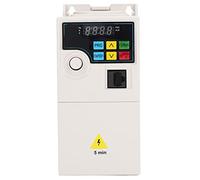 Spacnana Mini Inversor Variador de Frecuencia ABS 2.2KW Convertidor de Frecuencia 3PH 380V Entrada 0 a 380V Salida 0 a 400Hz para Control de Velocidad del Motor en Equipos de Taller
