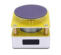 Spacnana Mini Lijadora de Disco, Pantalla Digital de 4 Velocidades para Reparación de Teléfonos, Pulido con Pinzas con Interruptor de Avance y Retroceso