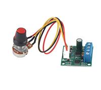 Spacnana Mini Módulo de Control del Regulador de Velocidad del Motor PWM DC 1.8V a 15V 2A para la Alimentación de CC