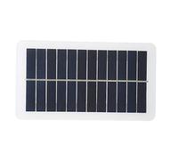Spacnana Mini Panel Solar, Silicona y Plástico, Salida de 5V 2W para Carga Móvil e Iluminación Doméstica