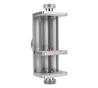 Spacnana Mini Tornillo de Banco con Base Giratoria de 360 grados, Abrazadera de Soporte de PCB de Aluminio, Rango de Sujeción de 1-130 Mm con Mandíbulas Acolchadas y Base Antideslizante