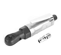 Spacnana Mini Trinquetes de Aire Conector Roscado de 1/4 pulg., Tamaño Pequeño, Ligero, Duradero, Escape Trasero de Baja Vibración para Rotación hacia (Cabeza cuadrada de 1/4)