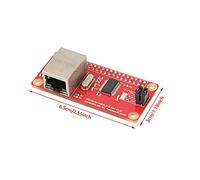 Spacnana Módulo Adaptador LAN Ethernet ENC28J60, Fácil Configuración para Pi, Conectividad de Red, Operaciones Fluidas, Compatibilidad con Pi0, Tamaño de 2,5x1,1 Pulgadas