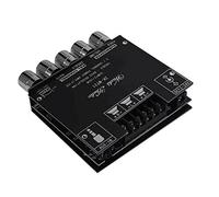 Spacnana Módulo Amplificador de Audio ZX MT21 de 2.1 Canales, Amplificador de Sonido de Alta Potencia con Entradas Duales para Sistemas de Cine en Casa y Audio para Automóvil
