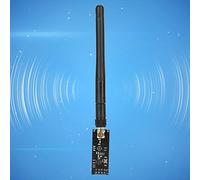 Spacnana Módulo Inalámbrico, Transceptor Inalámbrico NRF24L01+ LNA de 3,3 V con Salida de 20 DBm, Largo Alcance de 1100 M, Placa RF de Baja Potencia para Proyectos Integrados, Transferencia de Datos