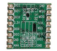 Spacnana Módulo Transceptor Inalámbrico RFM96W 20dBm LoRa FSK GMSK Largo Alcance 8000m SPI con Presupuesto de Enlace de 168dB -148dBm Sensibilidad para Desarrollo IoT