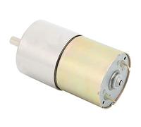 Spacnana Motor de Reducción de CC, Motor de Engranaje Metálico, de Reducción de Velocidad Ajustable de Alto par para Máquinas CNC y Electrónica (10 rpm/min)