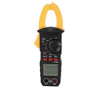 Spacnana Multímetro de Pinza Digital ST180, Pinza Amperimétrica ABS con Retroiluminación LCD de Linterna NCV, Corriente CA de 600 A, 500 V CC, 450 V CA, para Electricistas, Resolución de Problemas