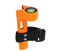 Spacnana Nivel de Varilla de Grado Ajustable, Nivel de Burbuja Horizontal de Aleación de Aluminio con Gran Diámetro de 7/8 Pulgadas para Varillas Redondas y Rectangulares, Regla de Torre