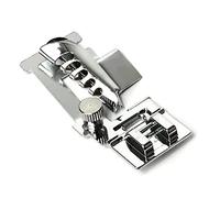 Spacnana Pie de Carpeta de Cinta de Sesgo de Máquina de Coser, Pie de Prensador de Acero Inoxidable Universal, Alta horro de Tiempo