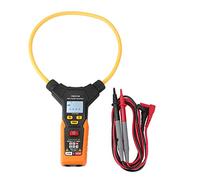 Spacnana Pinza Amperimétrica Flexible, Pantalla LCD, Probador de Corriente de 3000 A, Ideal para Electricistas y Pruebas de Equipos Eléctricos (PM2019S)