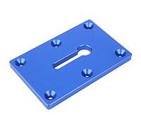 Spacnana Placa de Montaje para Alicates de Bloqueo de Mesa de | Accesorio para fijación de banco, fijación segura de 6 orificios, superficie resistente a la corrosión, configuración de