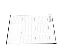 Spacnana Planificador Semanal Magnético, Pizarra Blanca Duradera de Borrado en Seco para Programación Familiar, Organizador de Listas Fácil de Hacer para Oficina en Casa y Aula