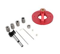 Spacnana Plantilla para Agujeros, Guía de Broca de Aleación de Aluminio, Localizador Preciso de Perforadoras para Carpintería, Ideal para Proyectos de Perforación Vertical