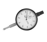 Spacnana Precisión de 0,01 Mm Indicador de Dial de Rango de 0-10 Mm Herramienta de Medición a Prueba de Golpes con Dial Transparente y Carcasa de Aluminio para Medir el Error de Posición