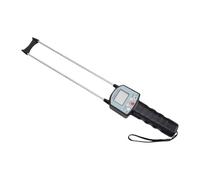 Spacnana Probador de Medidor de Humedad de Heno con Sonda de Acero Inoxidable de 11,9 Pulgadas Pantalla LCD Retroiluminada Rango de Precisión de 0-80% ±0,5% para Control de Humedad de
