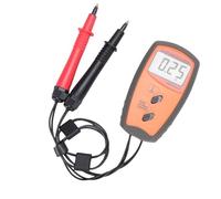 Spacnana Probador de Voltaje de Batería, Probador de Valor Resistivo Interno de Batería ABS con Pantalla LCD, 3 Rangos de Prueba, Medición de 0 a 100 V para de Automóvil y Varias Baterías