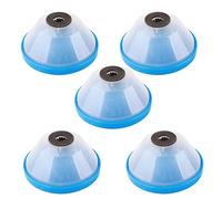 Spacnana Recipiente para Polvo de Taladro, Cubierta Transparente, Esponja Antivibración, Gran Capacidad, Uso Versátil, Azul, Accesorios para Herramientas de Martillo Eléctrico, Tapa Sellable, 5