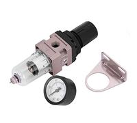 Spacnana Regulador de Filtro de Aire, Copa de PC de Aleación de Aluminio, Fundición a Presión, AW2000, 0~1Mpa, 40um, Fácil de Usar, Pequeño en Espacio Horizontal, Puede Cumplir con Diferentes