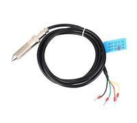 Spacnana Sensor de Humedad del Suelo Medidor Digital de Suelo con Medición de Temperatura, Estructura de Latón para Monitoreo del Punto de Rocío en Aplicaciones de Campo y Invernaderos Agrícolas,