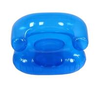 Spacnana Sofá Inflable Sofá Inflable Sillón de PVC de Primera Calidad, Liviano, Portátil para Uso en Interiores y Exteriores, con Tacto Suave, Fácil Configuración (Blue)