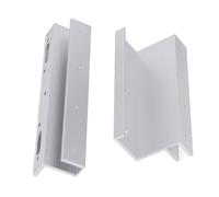 Spacnana Soporte de Cerradura Magnética Eléctrica Soporte de Cerradura Electromagnética Control de Acceso de Puerta única para Puerta de Vidrio sin Marco Capacidad de 280 Kg