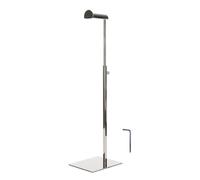 Spacnana Soporte de Exhibición para Monedero, Estante para Bolsos de Acero Inoxidable de 4 Piezas con Altura Ajustable, para Decoración de Estantes de Mostrador del Hogar de Tiend (Espejo plata)