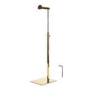 Spacnana Soporte de Exhibición para Monedero, Estante para Bolsos de Acero Inoxidable de 4 Piezas con Altura Ajustable, para Decoración de Estantes de Mostrador del Hogar de Tiend (espejo de oro)