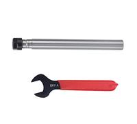 Spacnana Soporte de Pinza CNC MAHL, Soporte de Herramienta de Acero Duradero 40cr con Rango de Sujeción de 1-7 Mm, Supresión de Vibración Integrada para Aplicaciones de Pinza ER11 (C16-ER11A-150L)