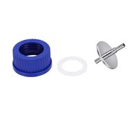 Spacnana Tapón de Llenado de Seguridad GL45, 1 Puerto, Tamaño Mediano de | Acero Inoxidable, Cubierta Exterior de PBT, Sello a Prueba de Fugas para Botellas GL45, Resistente para Diversos Escenarios