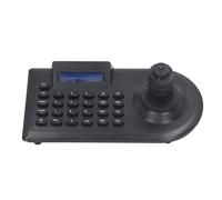 Spacnana Teclado de Cámara PTZ con Joystick 4D, Teclado de Cámara PTZ con Joystick 4D con LCD, Compatible con, Admite Vigilancia de Red Estándar, Joysticks (Enchufe Europeo 100-240 V)